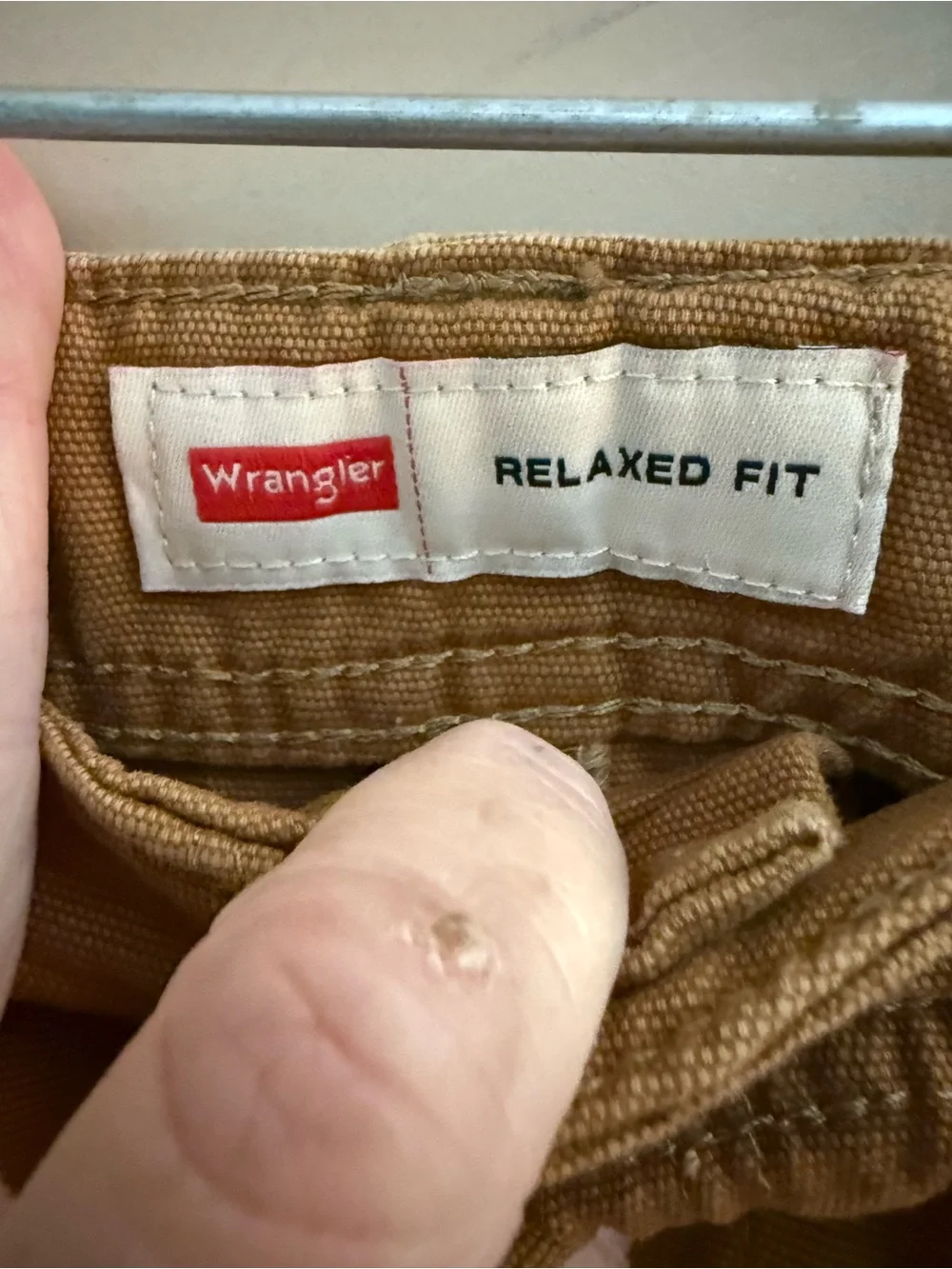 Wrangler Men's Tan Cargo Shorts - Utility Pocket Style